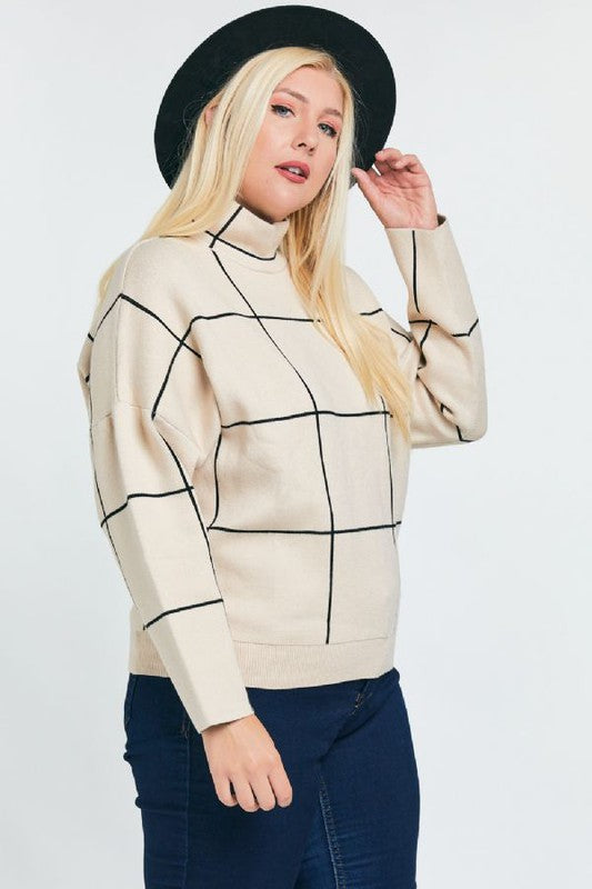 Claire Mock Neck Sweater