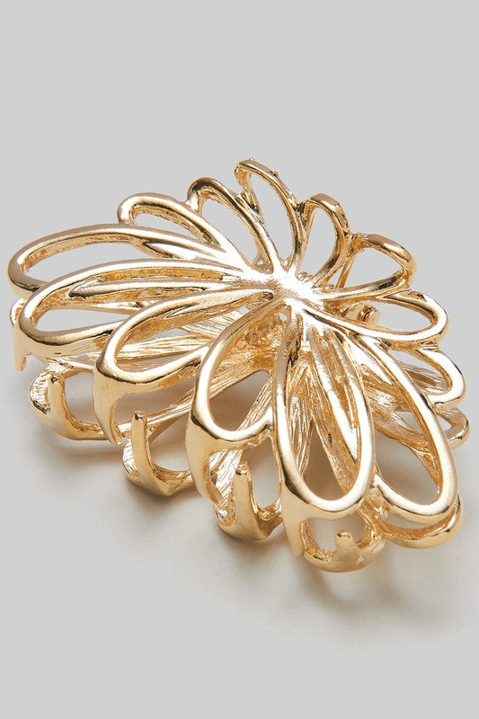 Lotus Claw Clip