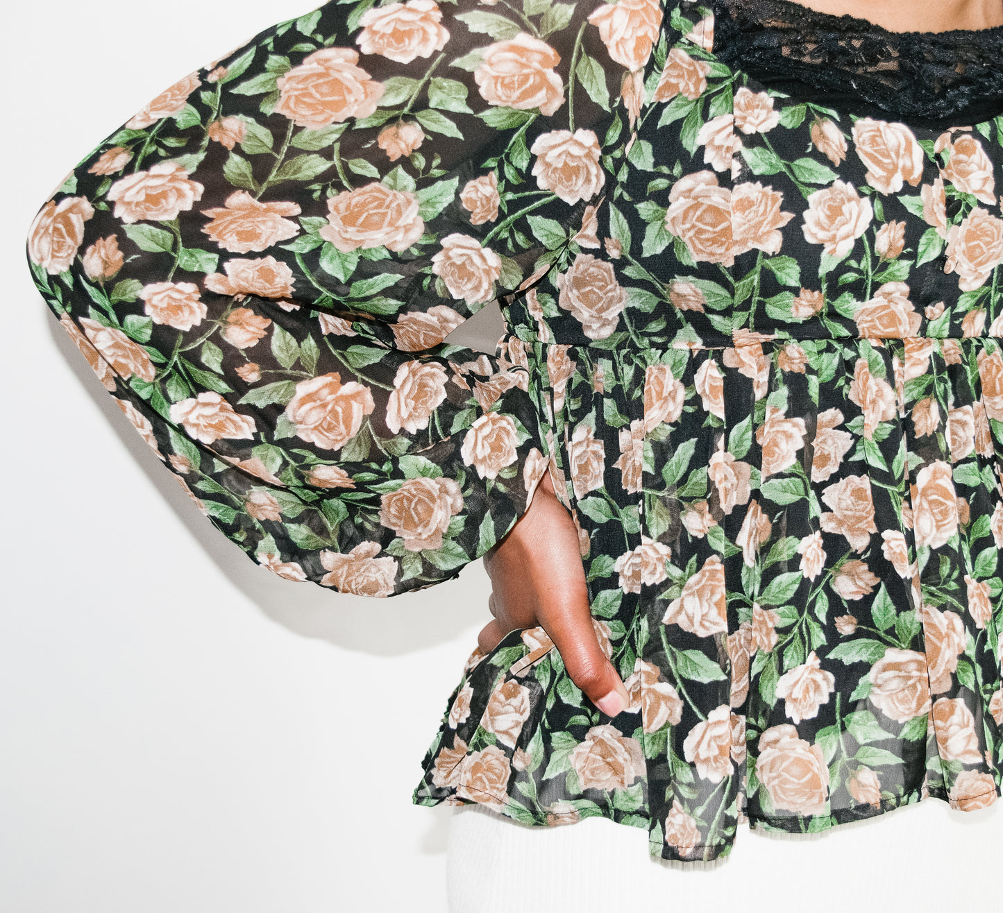 Carla Floral Babydoll Blouse