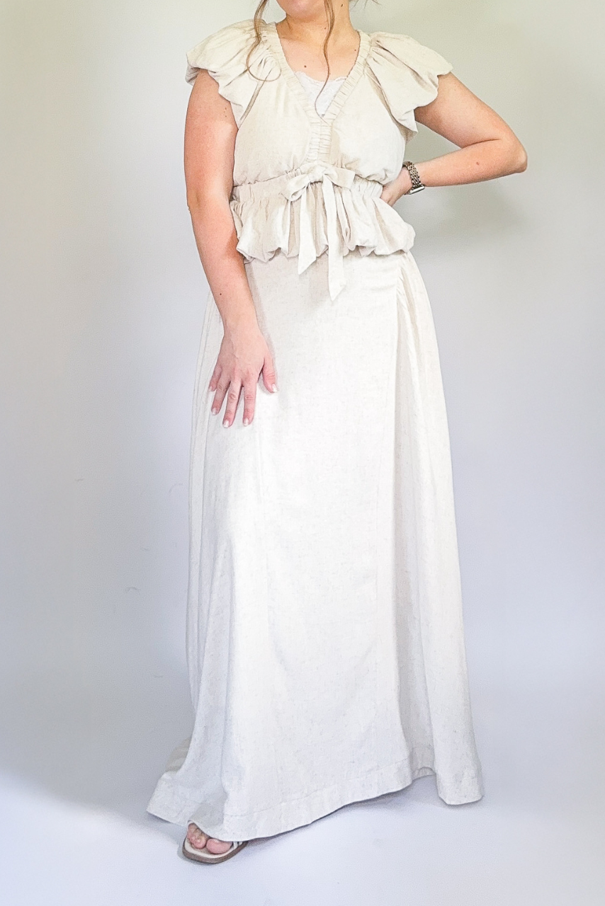 Isla Linen Skirt Set
